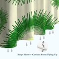 thumbnail image 6 of Green Tie Dye Sunburst Pattern Shower Curtain 36"x72" ,Bathroom Decorative Shower Curtains Set with 12 Hooks,Modern Waterproof Washable Shower Curtain, 6 of 6