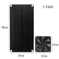 thumbnail image 5 of Solar Exhaust Fan Air Extractor Ventilator Solar Panel Powered Dual Fan for Dog Chicken House Greenhouse RV, 5 of 5