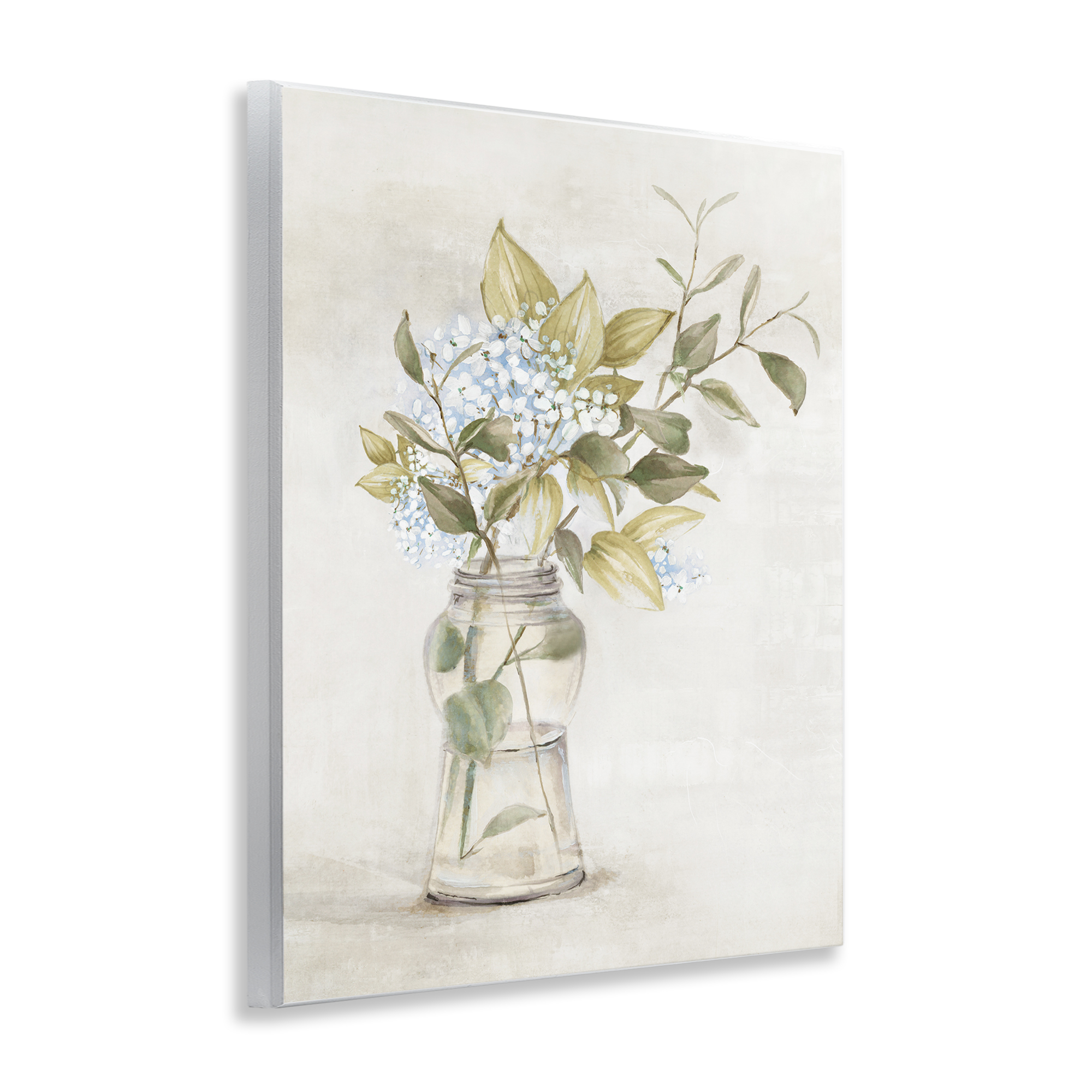 Stupell Industries Soft Cottage Blooms Vase Plants & Flowers Painting Unframed Art Print Wall Art, 11 x 14