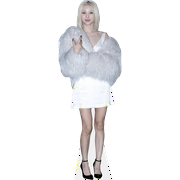 Jeon So-Yeon (Fur) Mini Cardboard Cutout Standee