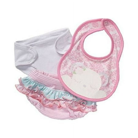 Madame Alexander Play Pack - Adorable Bloomers with Ruffles and Bib