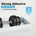 thumbnail image 7 of Shuntong Premium Shower Caddy, Adhesive Bathroom Shower Organizer and Storage, No Drill Shower Shelves for Inside Shower, Rustproof Shower Storage Rack 2 Pack Black, 7 of 7