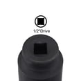 thumbnail image 3 of 1/2" Drive 34mm 12-Point Deep Impact Socket, CR-MO Steel 78mm Length, Metric Sizes, 3 of 5