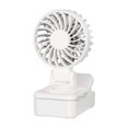 thumbnail image 1 of Ventilador portátil con clip, refrigeración por viento fuerte, ajuste de 3 velocidades, pequeño mini ventilador de escritorio Blanco, 1 of 9