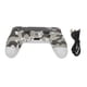 thumbnail image 1 of Controlador de juego Controlador inalámbrico sensible a la vibración dual Gamepad para PS4 Slim Pro para PS5 Camuflaje Gris, 1 of 14