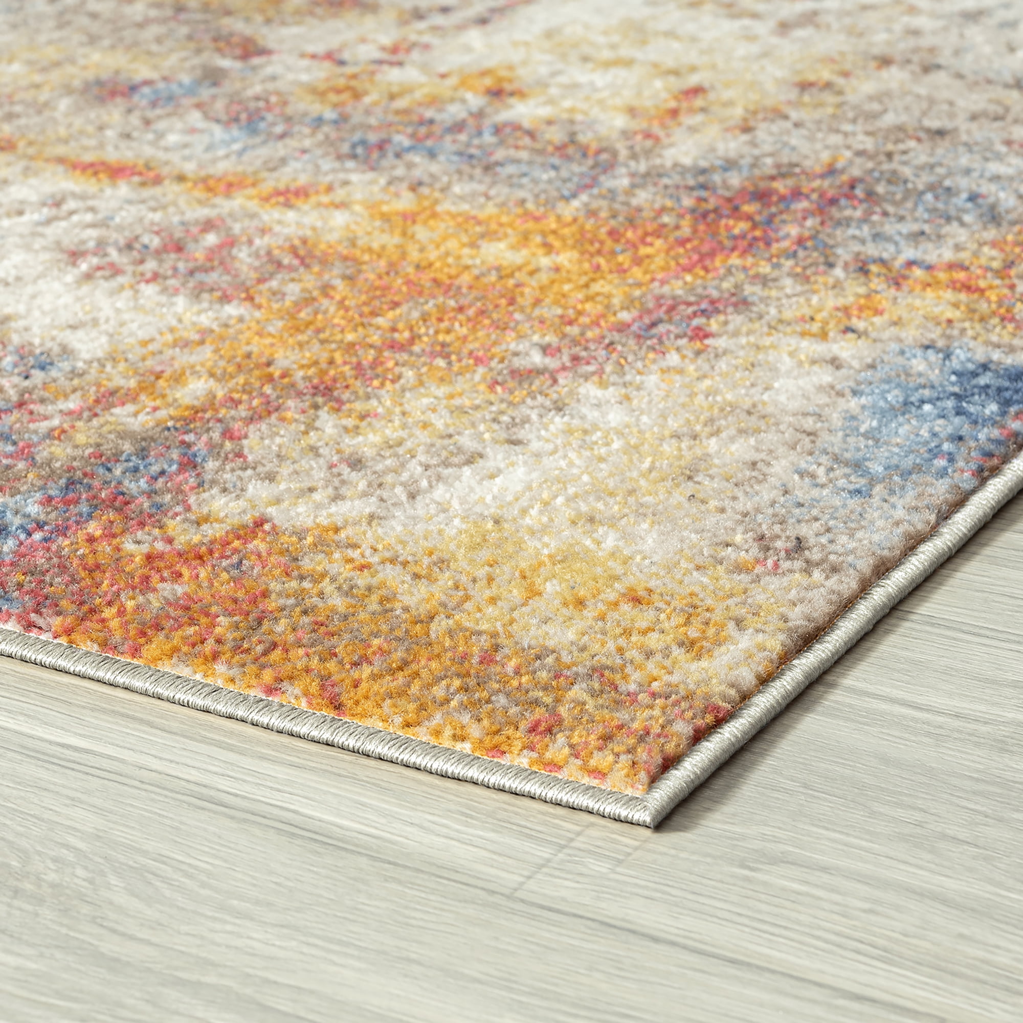 Chelsea Contemporary Abstract 2' x 3' Multicolor Polypropylene Indoor Area Rug, 2' x 3'