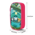 thumbnail image 4 of The Octonauts Pencil Case Large Capacity Pencil Pouch Pen Bag Office Stationery Organizer Travel Makeup Bag Pink, 4 of 9