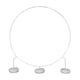 thumbnail image 3 of Arco de boda circular con soporte para globos, marco redondo para fiesta de cumpleaños y jardín. Diámetro 180cm, 3 of 9