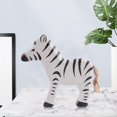 thumbnail image 6 of hengtong 2pcs Wood Mini Animal Learning Toys Figurines Model Collection Animal Playset Zebra Cows, 6 of 9