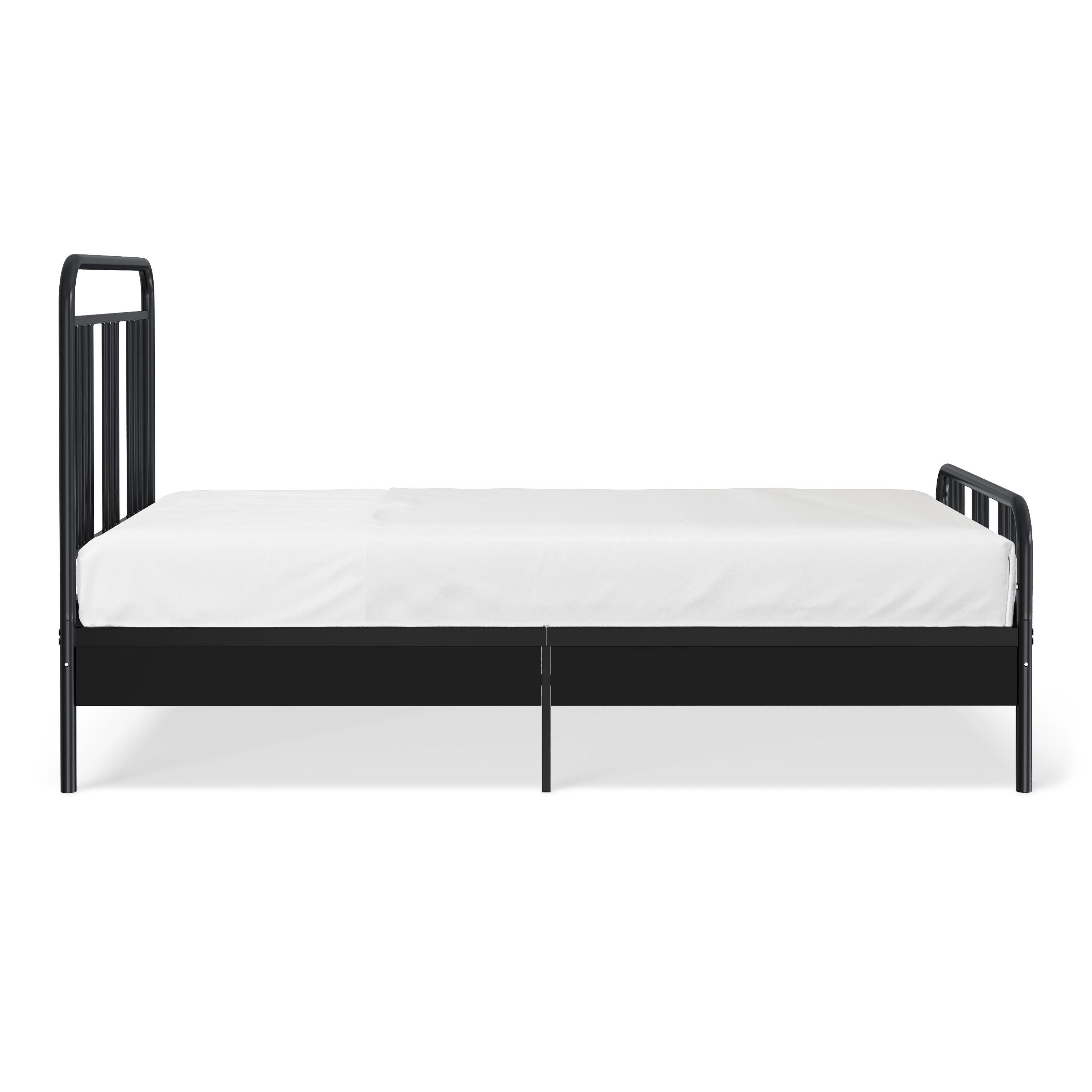 Mainstays Kids Twin Size Metal Platform Bed Frame, Black