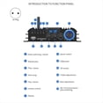 thumbnail image 3 of LP-269 PRO Amplificador Bluetooth de 4.1 Canales Car Theatre Coaxial en USB SD Función FM Subwoofer Enchufe UE, 3 of 5