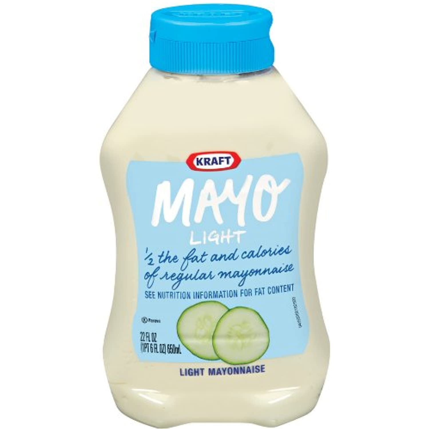 Kraft Light Mayonnaise, 22Ounce Squeeze Bottles (Pack Of 2)