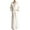 Beige, variant on Clearance Mens Bathrobe Big and Tall Full Length Plush Fleece Hooded Robe Bathrobe Shawl Collar Warm Winter House Robes