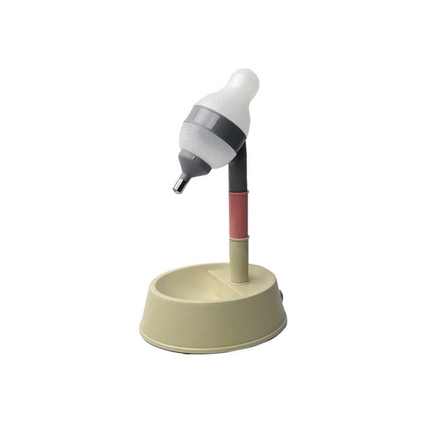 Greeniant Alimentador automático para mascotas, dispensador de alimentos ajustable en altura, botella de agua, cuenco, de alimentación, suministro Suministros para perros Beige Greeniant PT004487-05
