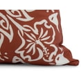 thumbnail image 2 of Simply Daisy, 18 x 18 Inch, Cuban Tile 3, Geometric Print Pillow, Red Orange, 2 of 2