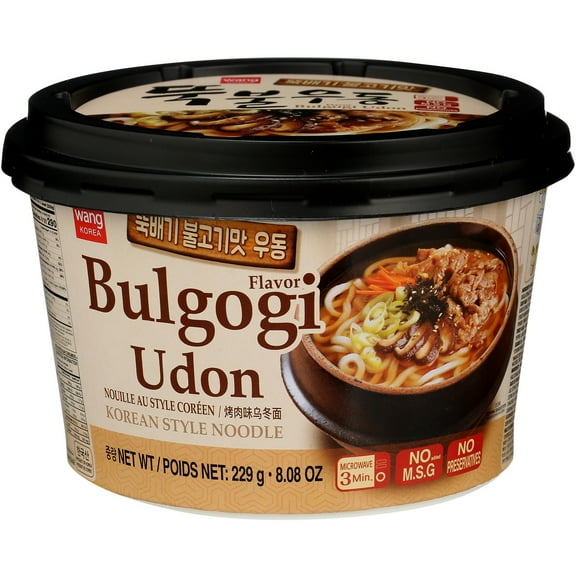Wang Noodle Udon Bulgogi 8.08 oz (Pack Of 6)
