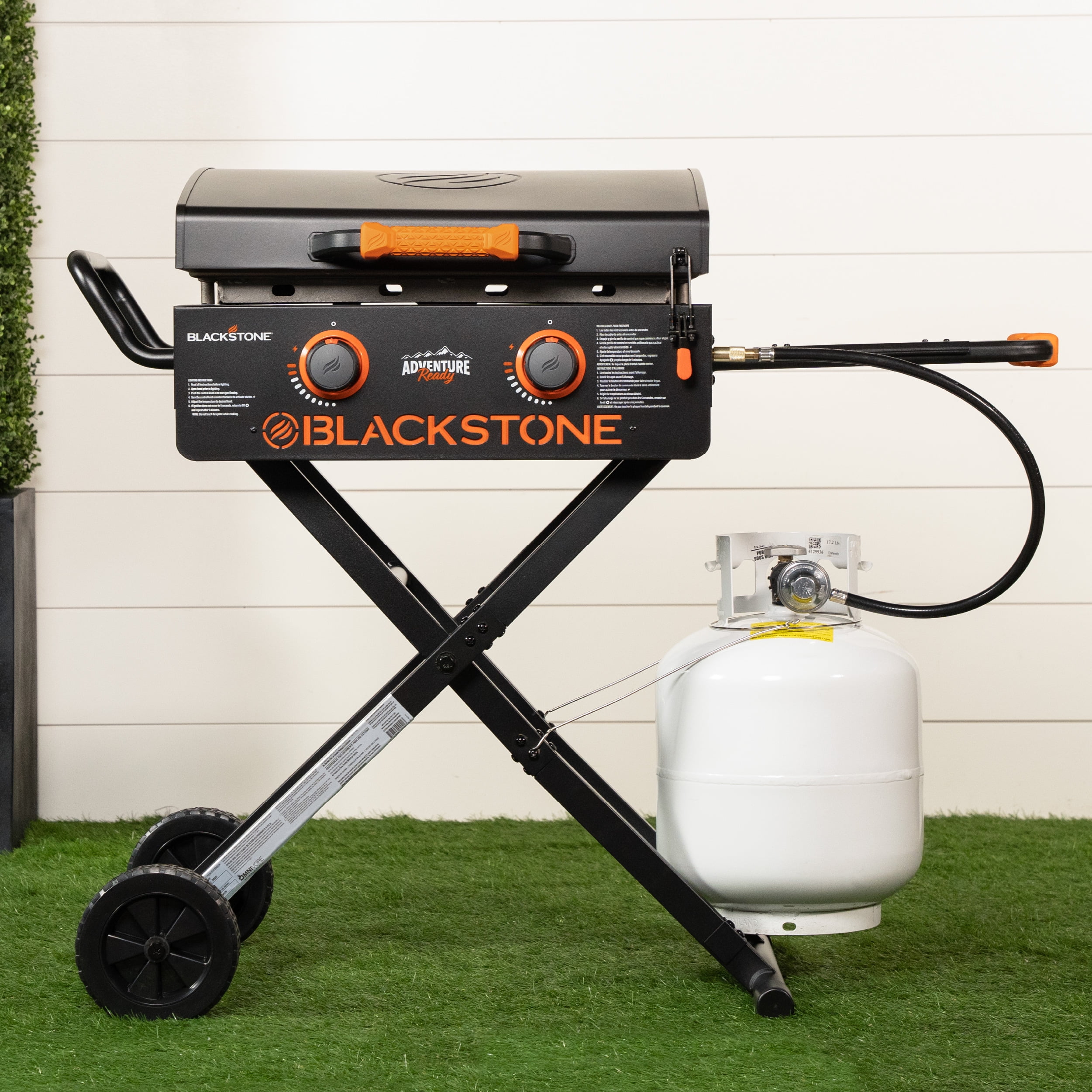 Blackstone Adventure Ready 2-Burner 22" Propane Omnivore Griddle with Flexfold Legs