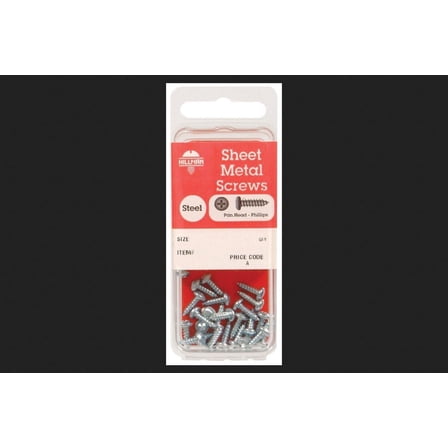 Hillman 12 in. x 3/4 in. L Phillips Pan Head Zinc-Plated Steel Sheet Metal Screws 60 1 pk