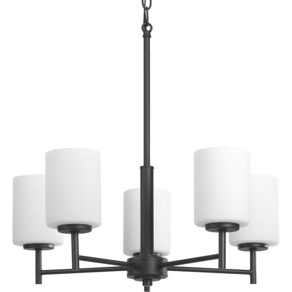 P4319-31-Progress Lighting-Replay - 19.625 Inch Height - Chandeliers Light - 5 Light - Line Voltage-Black Finish    -Traditional Installation