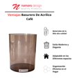thumbnail image 4 of Basurero Acrilico Namaro Design Cafe BA-436881, 4 of 4