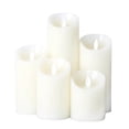thumbnail image 4 of Juego de velas sin llama de 3 pilas reales sin plástico de parafina brillante 7,5 * 12,5 cm, 4 of 4
