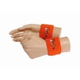 thumbnail image 2 of COUVER 2.5 Inch Solid Terry Cotton Athletic Sweat Wristbands Halloween Orange 2 Pairs (Mens), 2 of 9