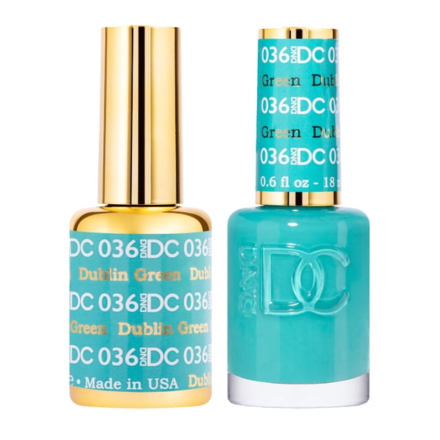 Set de esmaltes de uñas DND DC Green Collection Dublin Green 15 ml