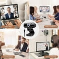 thumbnail image 4 of Caméra Web 2K HD avec Microphone, Réduction du Bruit, Couverture de Confidentialité, Objectif Grand-Angle, Correction Automatique de la Lumière, Caméra Web Plug & USB pour Portable, Ordinateur de Bureau, PC, Zoom, Skype, Diffusion (2K), 4 of 8