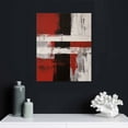 thumbnail image 4 of JRXY Red and Black Wall Art-Abstract Picture Canvas Print Wall Painting Modern Artwork Canvas Wall Art for Living Room Home Office Décor picture 1, 4 of 4