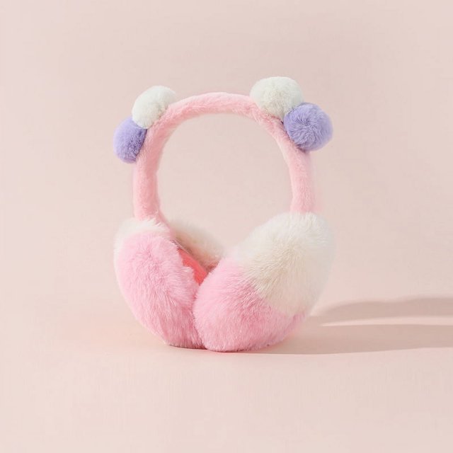 Orejeras de invierno para mujer, cálidas, forradas de felpa, gruesas, a prueba de viento, anticongelantes, a prueba de frío, elásticas, con aro para el sombrero, orejeras