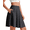 Black, variant on G4Free 20" Knee Length Tennis Skirts for Women High Waisted Golf Skorts Soft Athletic Built-in Shorts 3 Pockets