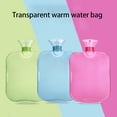 thumbnail image 4 of relayinert High-density Thick PVC Transparent 2000ml Water-filled Rubber Hot Water Bottle Explosion-Proof Hand Warmer Water Pack Bag, 4 of 8