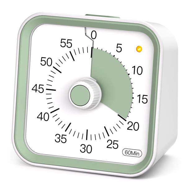Infpokid Temporizador Visual Para Niños Con Función De Pausa Temporizador De Cuenta Atrás De 60 Minutos Para Niños Escritorio Estudio Enseñanza Cocina Cocina Oficina Reuniones Gestión Del Tiempo Para