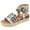 Gray, variant on Women's Platform Sandals Wedge Sandal with Casual Open Toe Buckle Ankle Strap Summer Sandals for Women