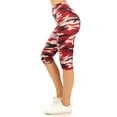 thumbnail image 2 of Women's Casual Workout Comfy Stretch Elastic Waist Burmuda Leggings Short Pant, 2 of 5