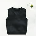 thumbnail image 4 of Annhoo Toddler Boys Girls Tank Tops Knitted Summer Sleeveless V Neck Pullover Tanks Casual Solid Infant Clothes, 4 of 4