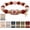 Red, variant on Bluebird Blessings Bracelet, Bluebird Blessings Bracelet with Gift Box, Inspirational Bird Series Beaded Charm Wristband for Women & Men | Love, Peace & Spring Blessings(Style C)