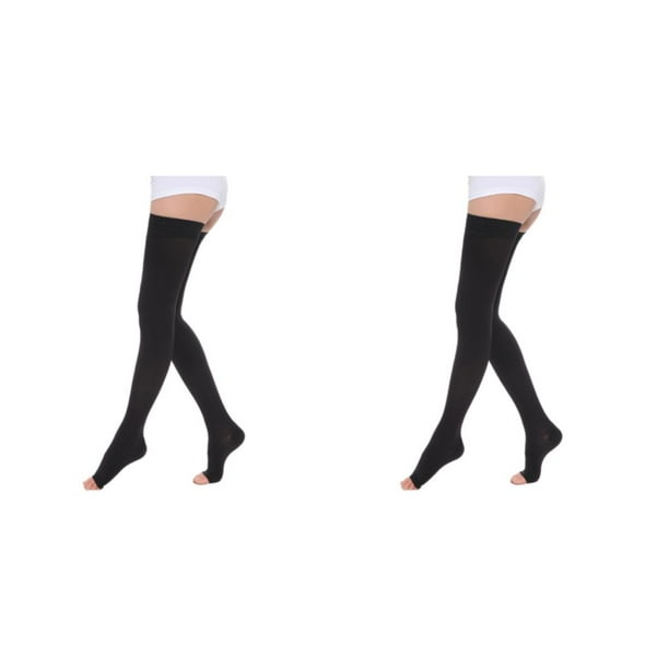 Qarigey Manténgase abrigado y elegante con estas modernas medias por encima de la rodilla Medias de compresión médicas suaves Type7 NO7