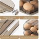 thumbnail image 4 of Egg Box Fridge Storage Double Layer with Lid 36 Eggs with Tilt Angle Automatic Filling, 4 of 5