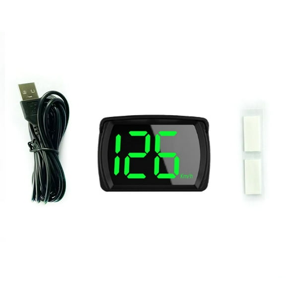 Shkalacar Car HeadUp Display GPS Speedometer With LED Large Font For Car Truck SUV Motorcycle, Clear Visibility HUD KM H MPH GPS Digital Speedometer, Day And Night