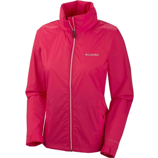 Columbia Women S Switchback Ii Full Zip Rain Jacket Bright Rose Walmart Com Walmart Com