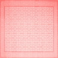 thumbnail image 1 of Ahgly Company Indoor Square Abstract Red Contemporary Area Rugs, 6' Square, 1 of 4