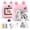 Pink, variant on PTHTECHUS Kids Camera Instant Print, 48MP HD Digtal Camera for Kids with 32 GB SD Card, Christmas Birthday Gifts Toys for Toddler Age 3-12 Years Old, Pink