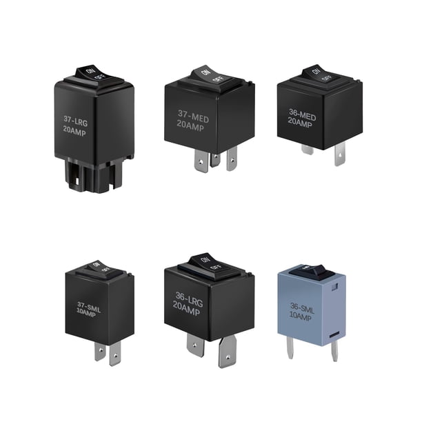 Kit de interruptores de derivación de relé 9038 para vehículos domésticos GM BMW Audi, paquete de 6