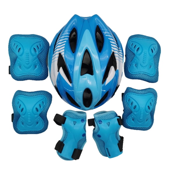 Advancent Protector de patinaje sobre ruedas ajustable de 7 piezas Juego de cascos para niños pequeños Coderas patinar Tipo 1 Advancent OD022039-02