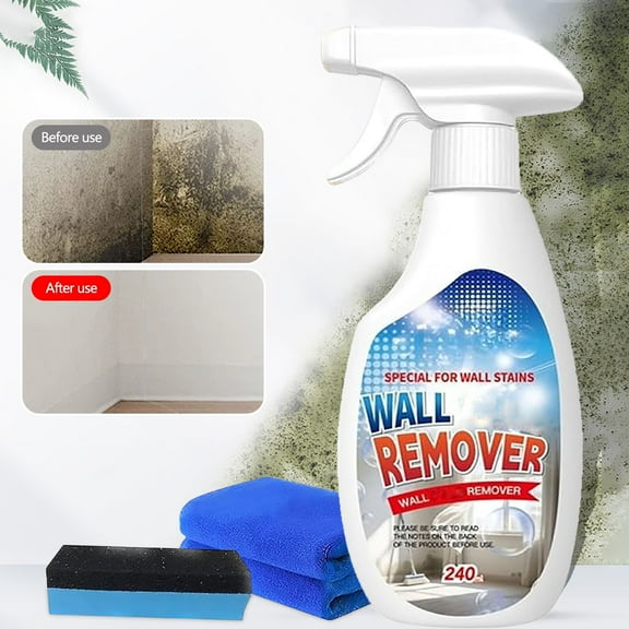 qolami Highly Effective Removal Spray, 8.46 fl.oz Wall Cleaner Spray, for Wood, Tile, Fabric and Bathrooms, Kitchens, Long-Term Protection