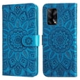 thumbnail image 5 of Funda tipo cartera GANGXUN para OPPO A74 4G , diseño girasol, cuero PU, soporte, cierre magnético, tarjetero, 5 of 5