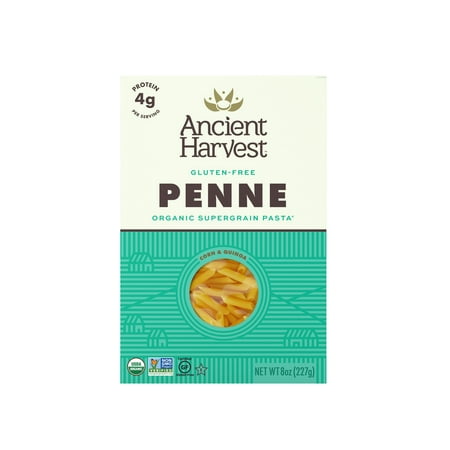 (4 pack) (4 pack) Ancient Harvest Organic Supergrain Pastaâ¢, Penne, 8 oz, 4g of Protein