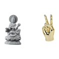 thumbnail image 1 of Estatua de Guan Yin,Estatua de Guan Yin para decoración del hogar.,Escultura de estatua,Estatuas y figuras con gestos de los dedos de la mano,Esculturas de mano creativas y modernas con estantes, 1 of 8