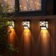 thumbnail image 5 of Luz de pared solar inalámbrica impermeable para exteriores para valla, porche, garaje, luz blanca cálida, paquete de 2 JAMW Sencillez, 5 of 5